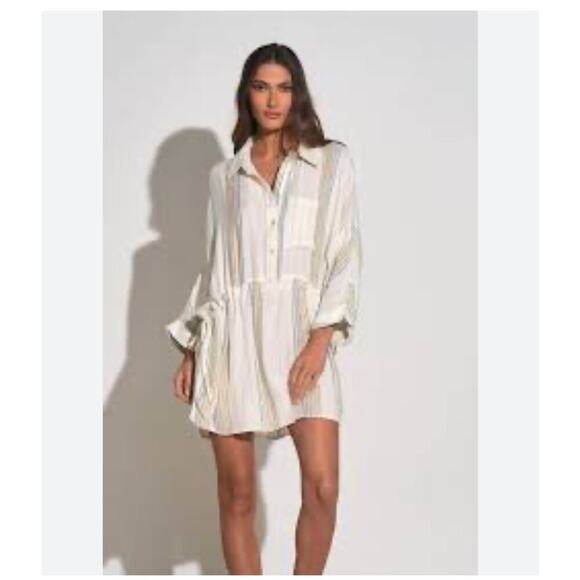 Elan Dresses & Skirts - Elan Vivian Striped Dress Size XL